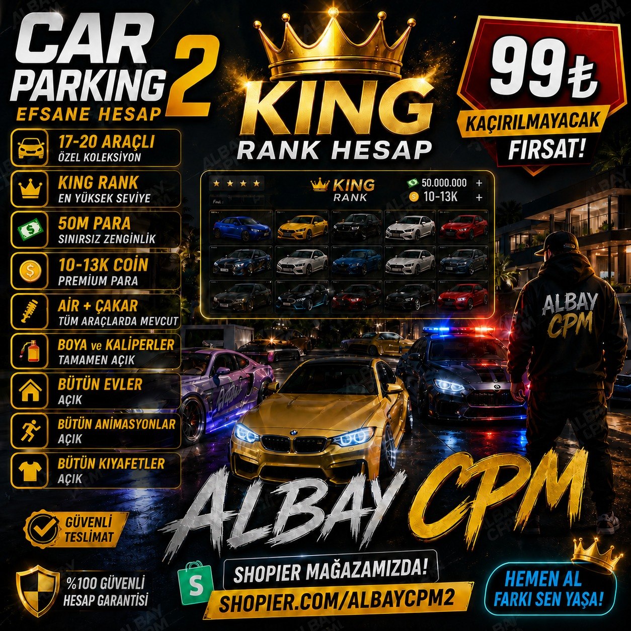Car Parking 2 King Rank