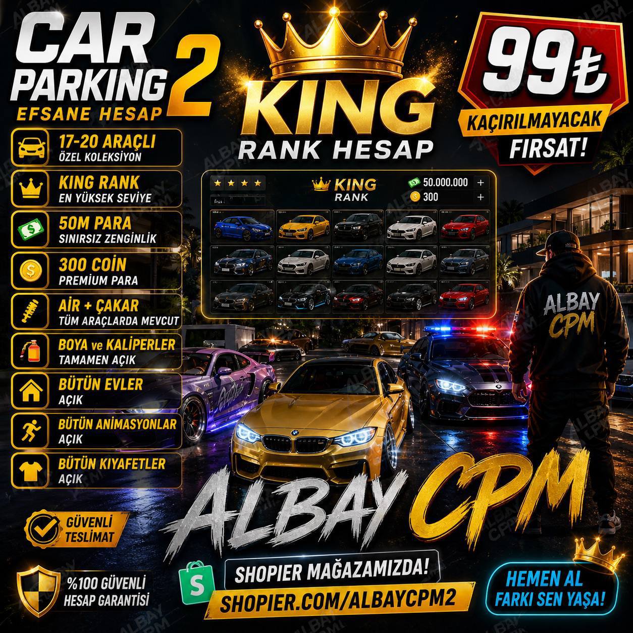 Car Parking 2 King Rank